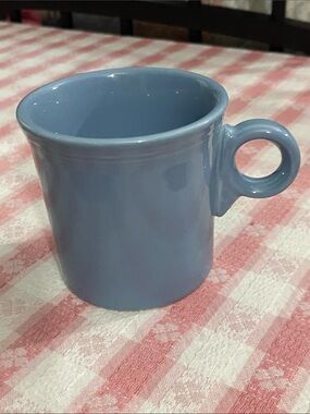 Fiesta Periwinkle Blue Ceramic Coffee Mug with Loop Handle